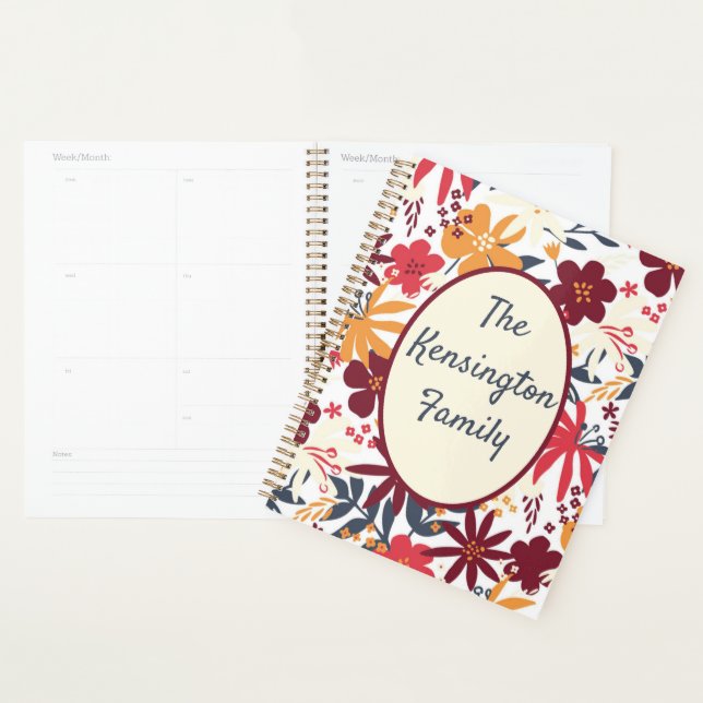 Agenda Diário Personalizado da Família Boêmia (Exibição)