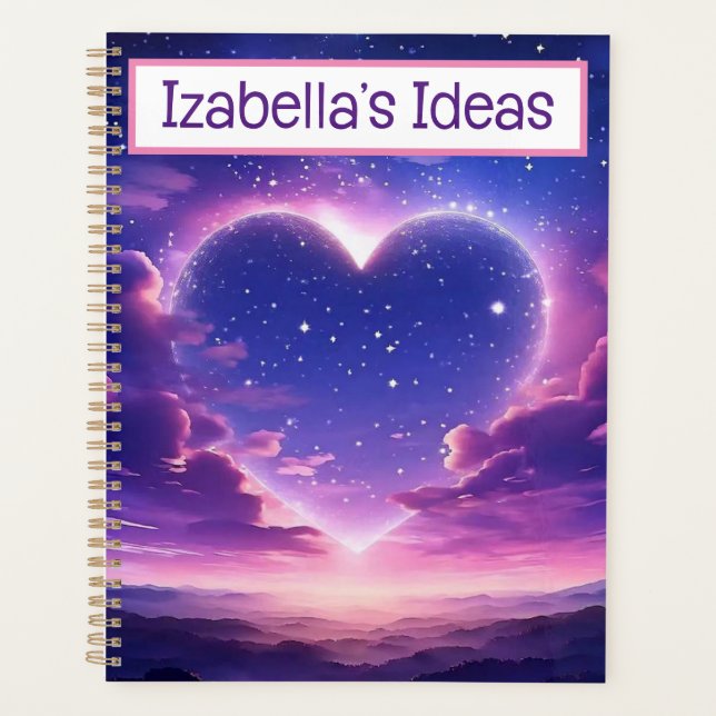 Agenda Diário personalizado de notebook (Frente)