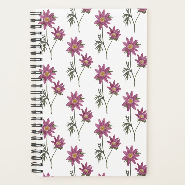 Agenda Dill Daisy Planner - Padrão Branco (Frente)