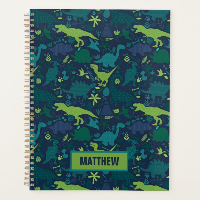 Agenda Dino Doodle Silhouettes Kids Dinossaur (Frente)