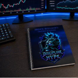 Agenda Disciplina Sobre Hype Brilho Azul Bitcoin Cripto 