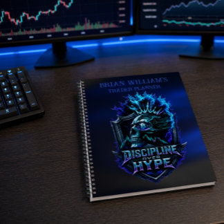 Agenda Disciplina Sobre Hype Brilho Azul Bitcoin Cripto 