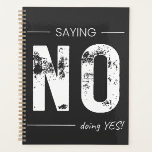 Agenda Dizendo NÃO, Fazendo SIM! Design de Humor Sarcásti