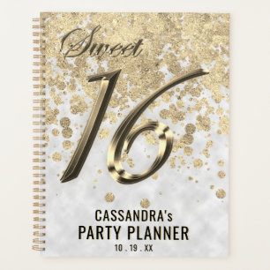 Agenda Doce Dezesseis Folhas Douradas