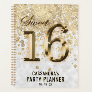 Agenda Doce Dezesseis Folhas Douradas