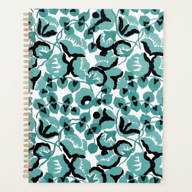 Agenda Doce Ervilha (Teal) Arte Refinada (Frente)