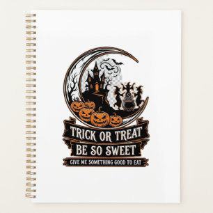Agenda Doce ou Travessura Seja Tão Doce Lua de Halloween