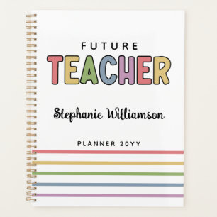 Agenda Docente Futuro Personalizado Corajoso