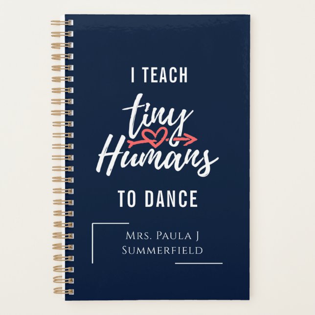 Agenda Docente personalizado de dança (Frente)