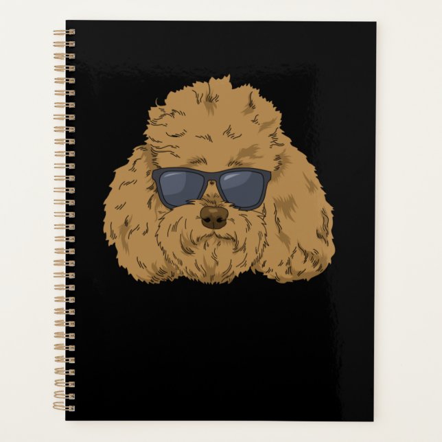 Agenda Dodle Dog Dodle Mamãe Oferece Pai Labradoodle (Frente)