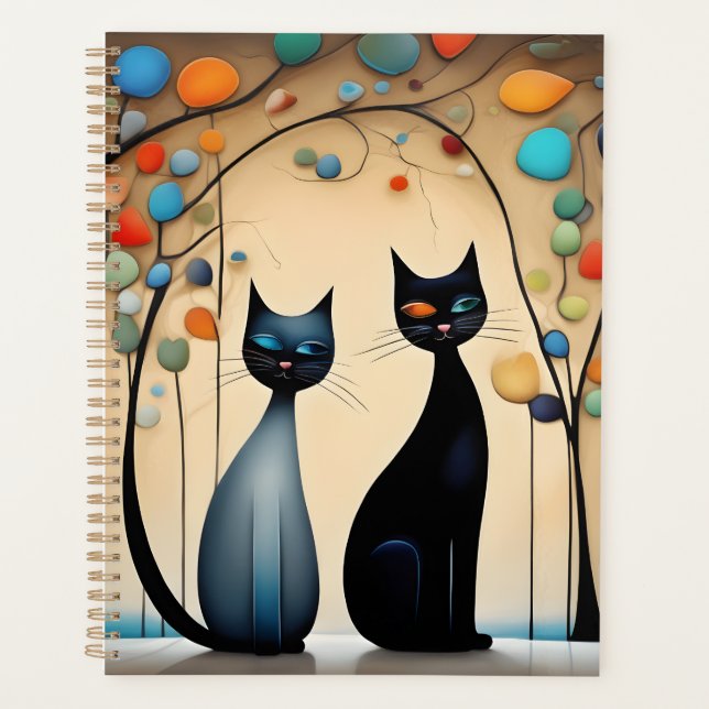 Agenda Dois Gatos Charmosos (Frente)