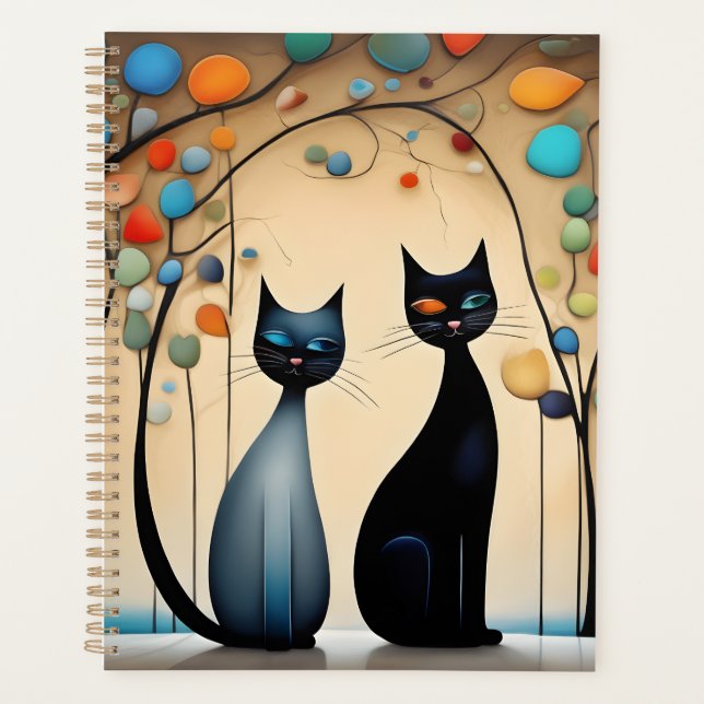 Agenda Dois Gatos Encantadores (Frente)