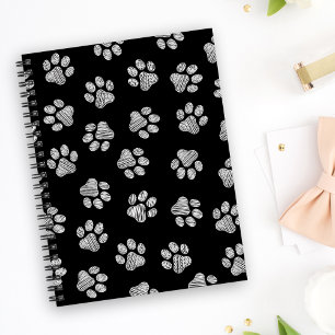 Agenda Doodle Paws, Patas de Cachorro, Patas Brancas