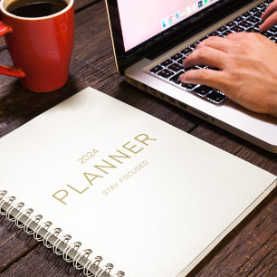 Agenda Dourada profissional e cotação branca 2024