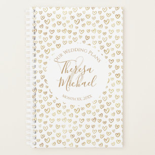 Agenda Dourado Coração Costumando Dizer Cantinho