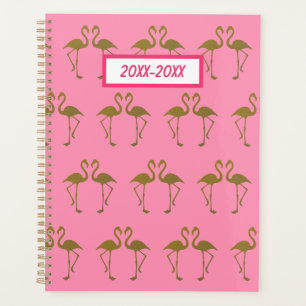 Agenda Dourado Flamingo Planner