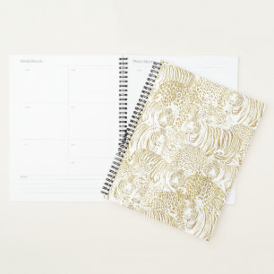 Agenda Dourados animais de tigres-leopardo