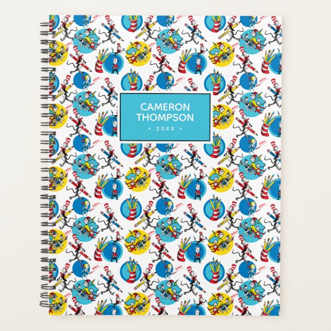 Agenda Dr. Seuss | Caracteres Com Pencils (Frente)