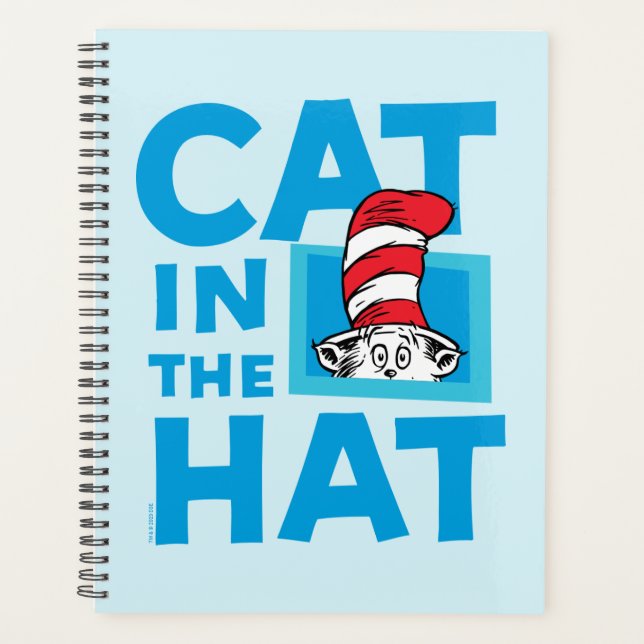 Agenda Dr. Seuss | Gato no logotipo chapéu (Frente)