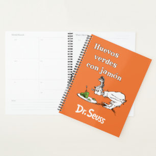 Agenda Dr. Seuss Ovos Verdes e Presunto em Espanhol