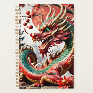 Agenda Dragão de Ano Novo Chinês 2024 personalizado SP2