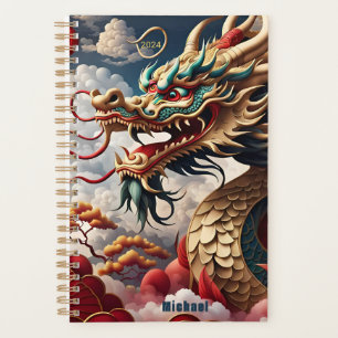 Agenda Dragão de Ano Novo Chinês 2024 SP personalizado