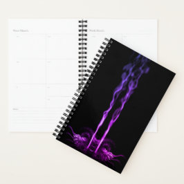 Agenda Dragão Negro e Roxo Fumaça
