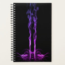 Agenda Dragão Negro e Roxo Fumaça