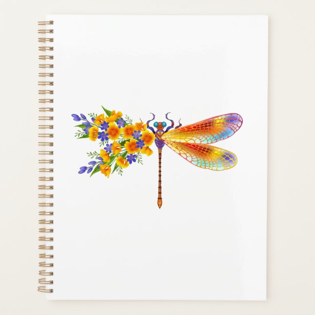 Agenda Dragonfly Amarelo (Frente)