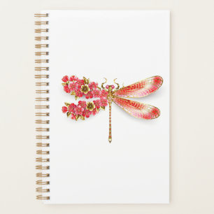 Agenda Dragonfly com joalheria sakura