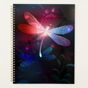 Agenda Dragonfly vermelha