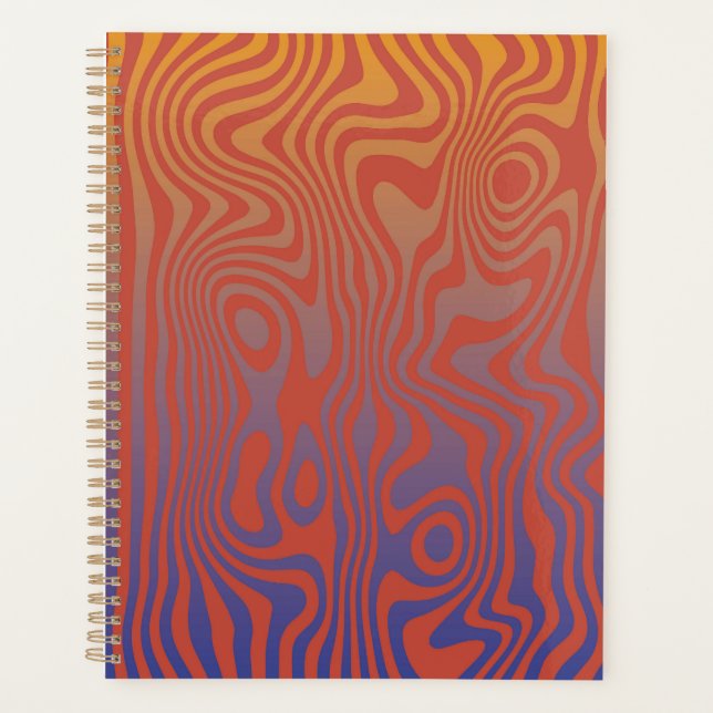 Agenda Dream Flow l Abstract Trippy Pattern - No. 01 (Frente)