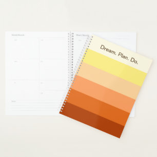 Agenda Dream Plan Do - Color Gradient Back to School -