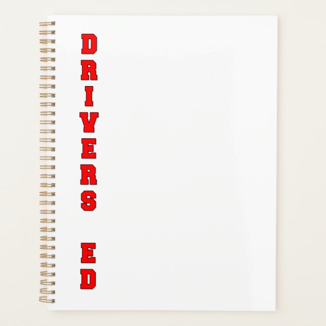 Agenda Drivers Ed (Frente)