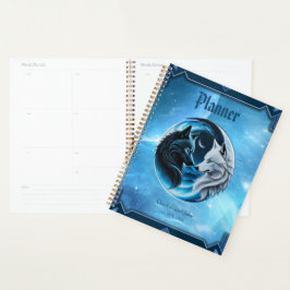 Agenda Duas cabeças majestosas de lobo