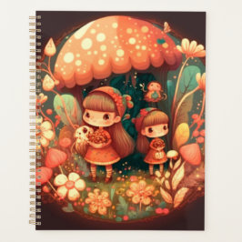 Agenda Duas raparigas bonitinhas elefantes