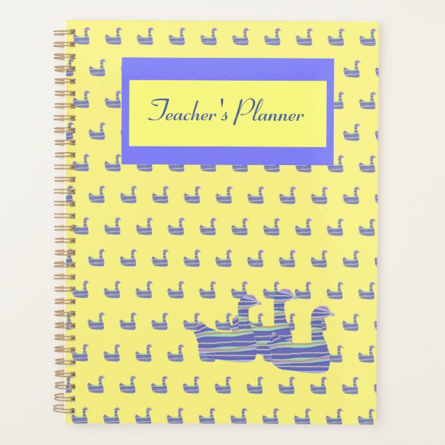 Agenda Ducky Duck Amarelo (Frente)