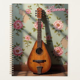 Agenda Dulcimer Vintage Antigo Raro de Seis Cordas