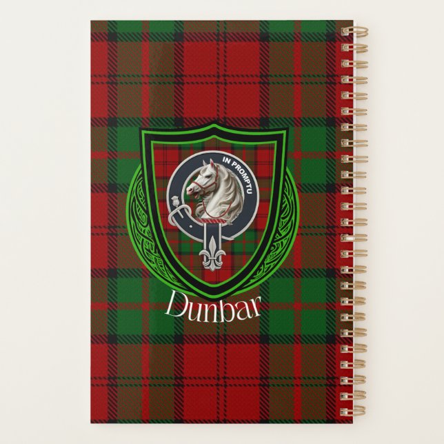 Agenda Dunbar Scottish Clan Tartan & Crest (Verso)