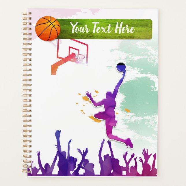 Agenda Dunking de Basquete (Frente)