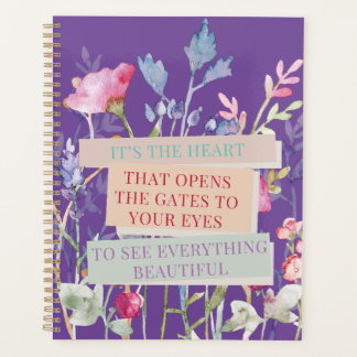 Agenda É o coração que abre os portões, jardim floral