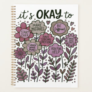 Agenda É Okay Ser Floral Boho