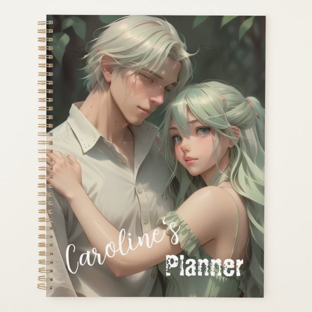 Agenda Earth Couple Anime Fantasy Planner (Frente)