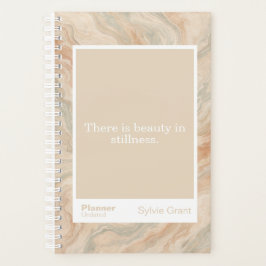 Agenda Earth Tone Marble Block Quote | Fully Customizable