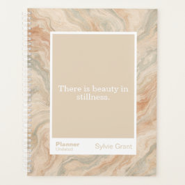 Agenda Earth Tone Marble Block Quote | Fully Customizable