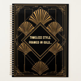 Agenda Echoes of Deco Elegance