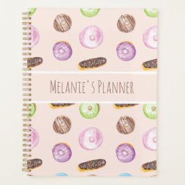 Agenda Eclairs Donuts Divertidos Caprichosos Doces Aquare
