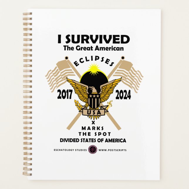 Agenda Eclipses excelentes Americanos (Frente)