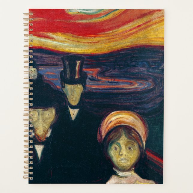 Agenda Edvard Munch - Ansiedade (Frente)