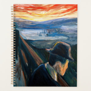 Agenda Edvard Munch - Humor Doente no Sunset, Desespero 1